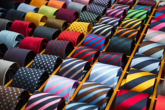 Colorful mens formal ties