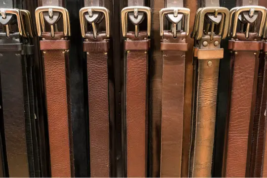 Large selection of brown belt